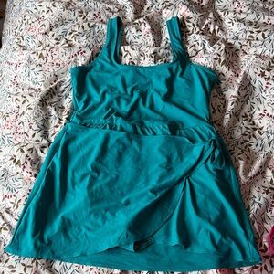 Old Navy Teal One-Piece Swimdress